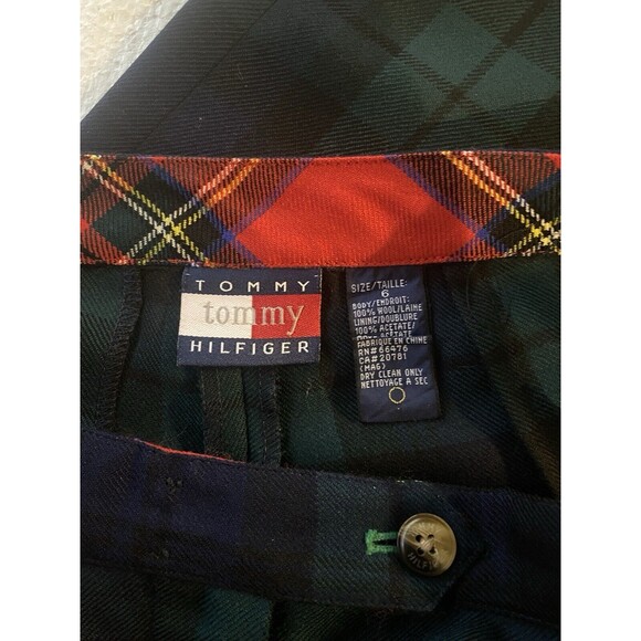 Vintage Tommy Hilfiger Plaid Straight Leg Pants Size 6 - Picture 11 of 11